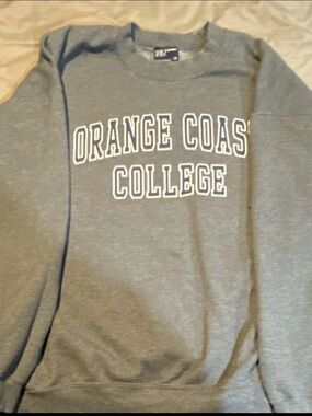 MV Sport Gray Crewneck with Navy Logo